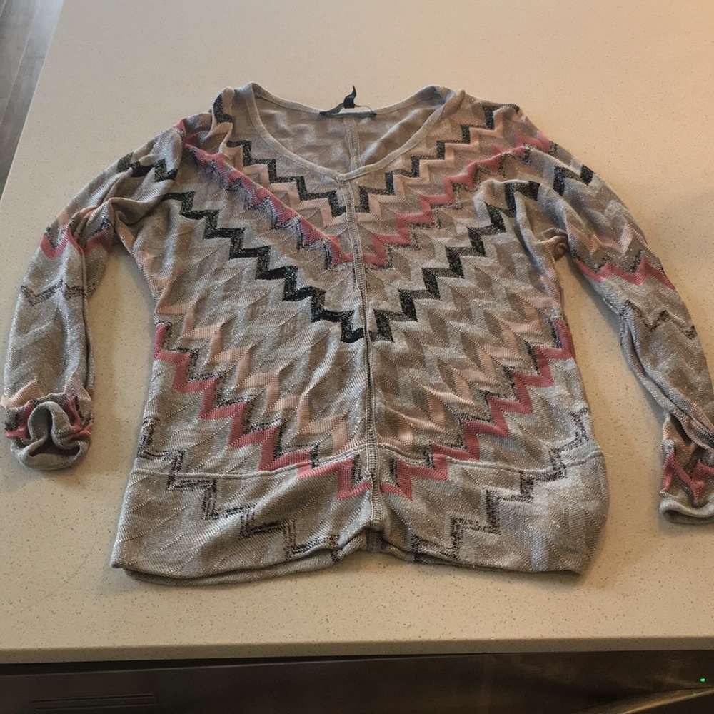 White House - Black Market Chevron Sweater Size S